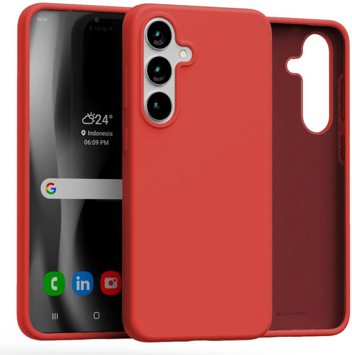 Kwik Siliconen Hoesje Voor Samsung Galaxy S25+ S936 Verbeterde Bescherming
