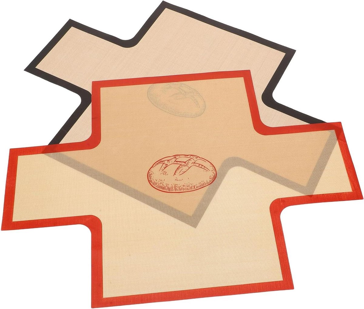 Siliconen Bakmat - Bakplaat Mat - Bakken Zonder Plakken - Hittebestendig - 37 x 27 cm - Diverse kleuren