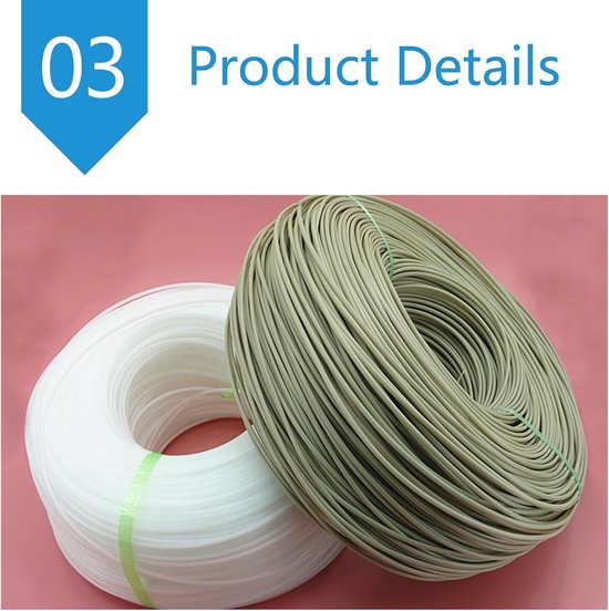Kunststof Lasstaven - PP Lasstaven - Kunststof Reparatie - Hoge Lassterkte - 1 kg - Wit — afbeelding 4