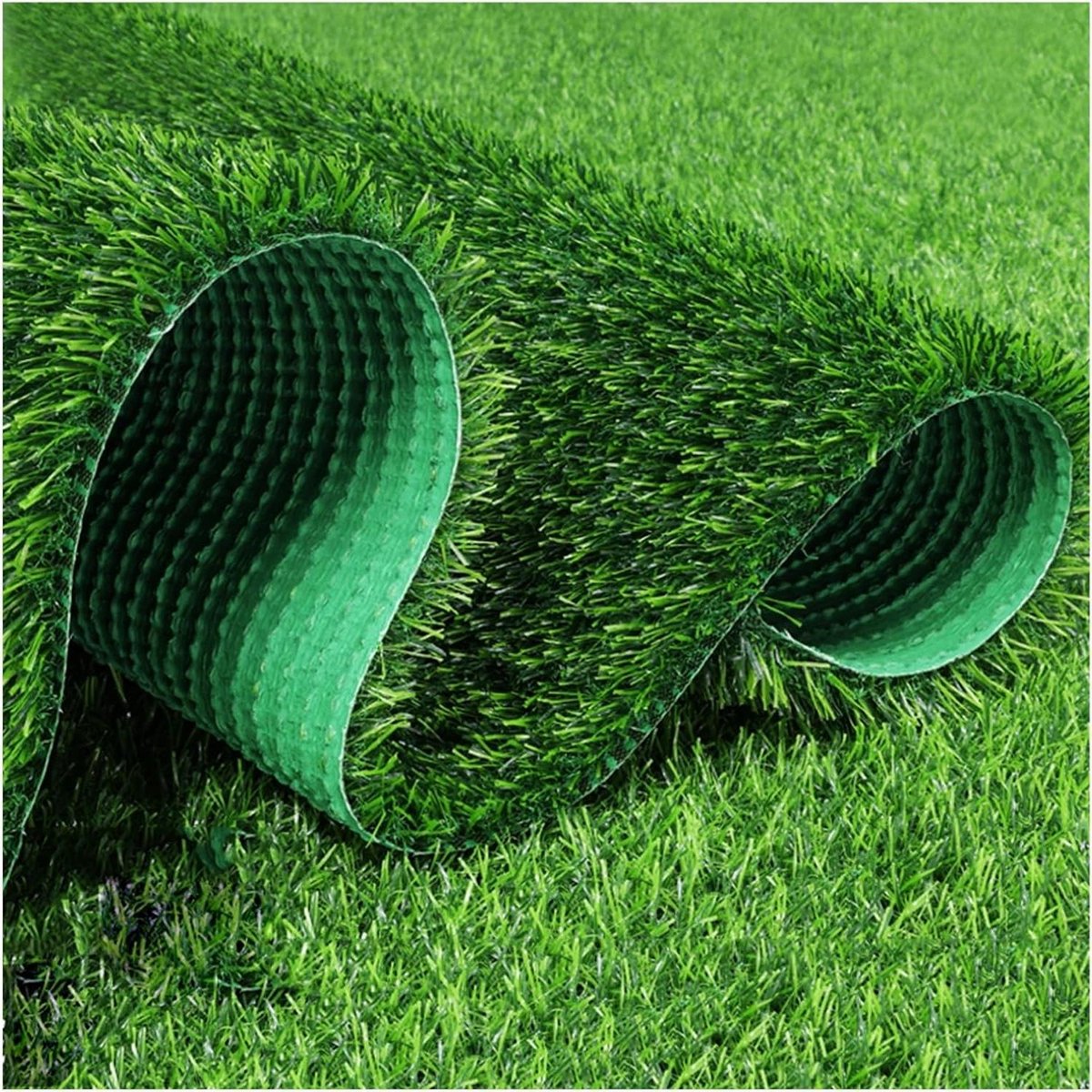 Kunstgrastapijt - Synthetisch gazon - Buiten decoreren - Waterdicht en vuurbestendig - 15 x 2 meter - Groen
