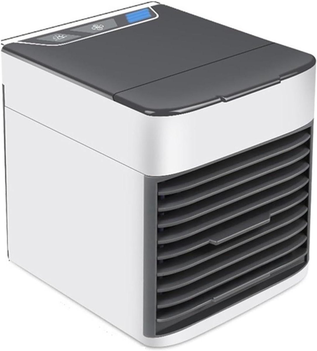Mini Airco - Persoonlijke Koeler - Ruimte Koelen - 7 Kleuren Licht - 750 ml Tank - Wit