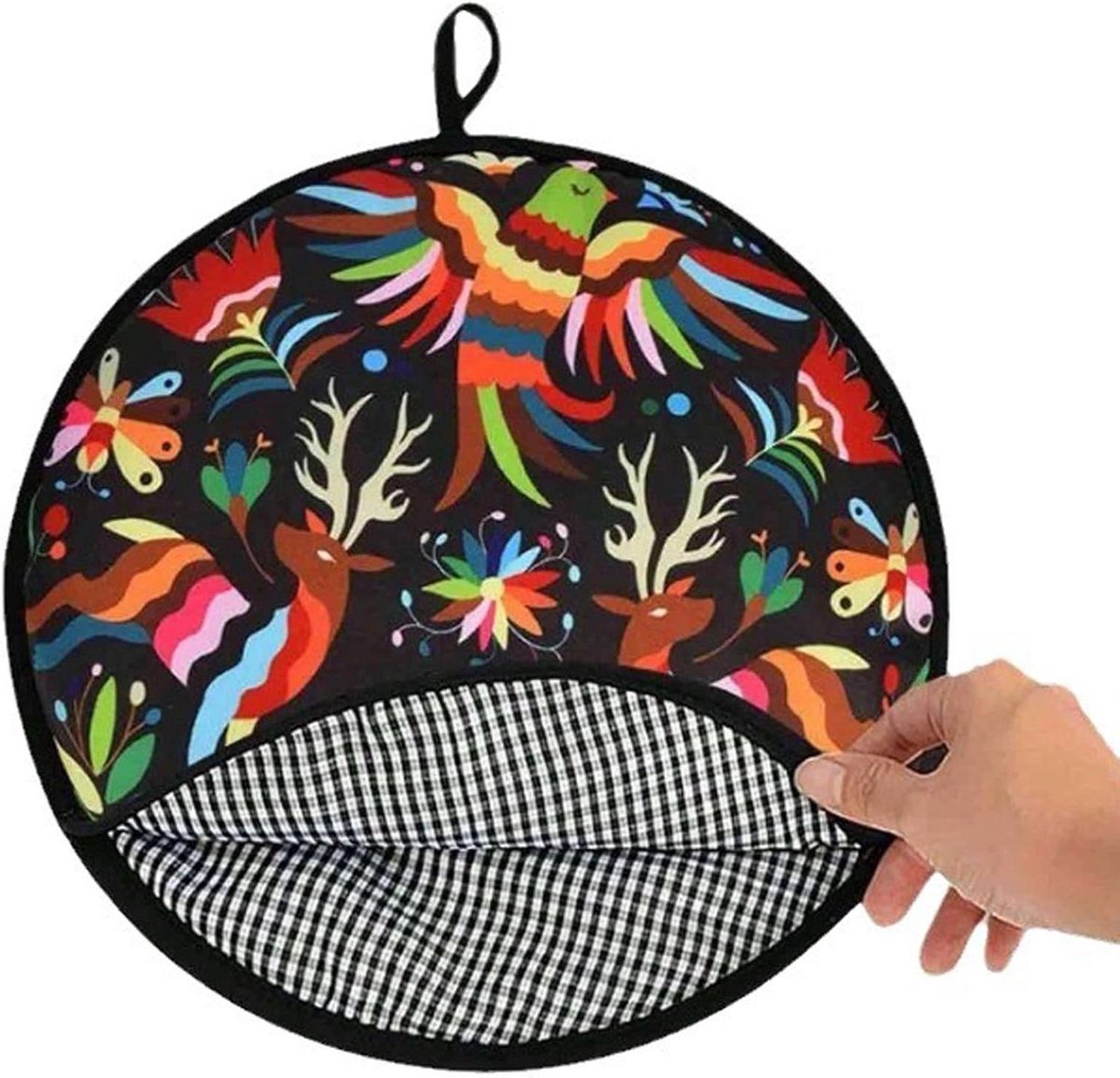 Tortilla Verwarmer - Wraps Houder - Maaltijden Opwarmen - Magnetron Geschikt - 14 cm - Onbekend