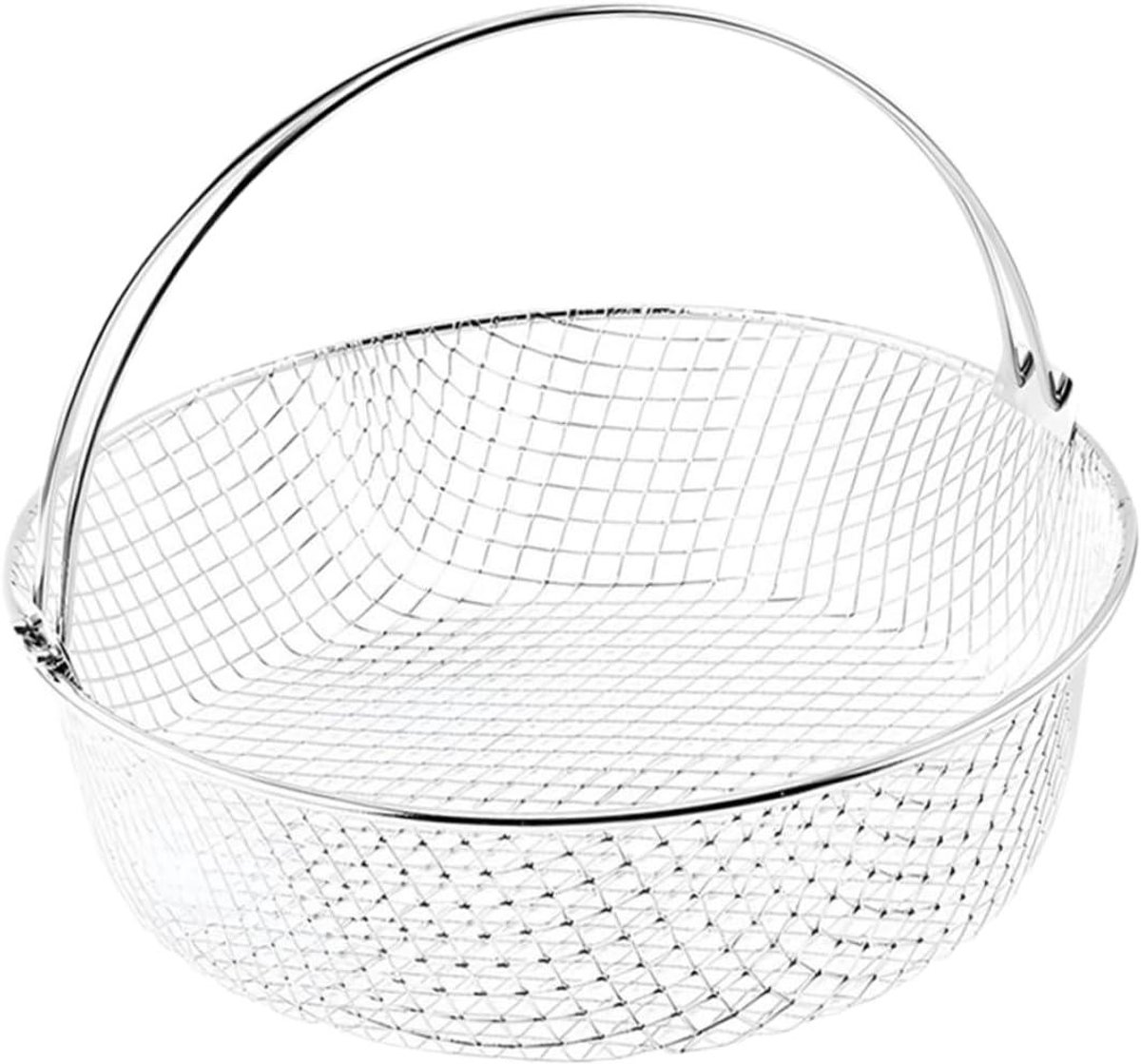 Airfryer Mand Frituurmand Mesh Gelijkmatig Bakken Roestvrij Staal Niet Gespecificeerd Zilver