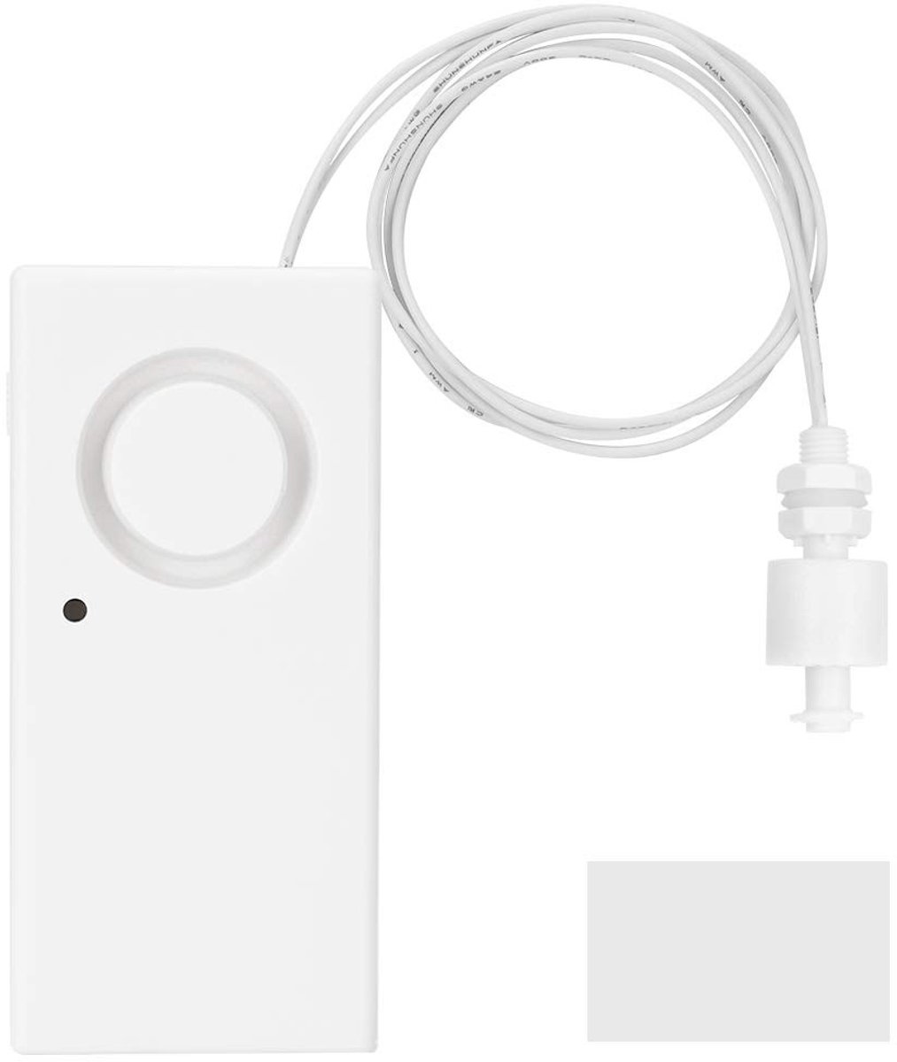 Dailygoody - Water Detector - Water Sensor - Draadloze Waterlek Alarm - Zwart - Aquarium Bescherming - Betrouwbare Detectie - Voor Thuisgebruik - Wate...