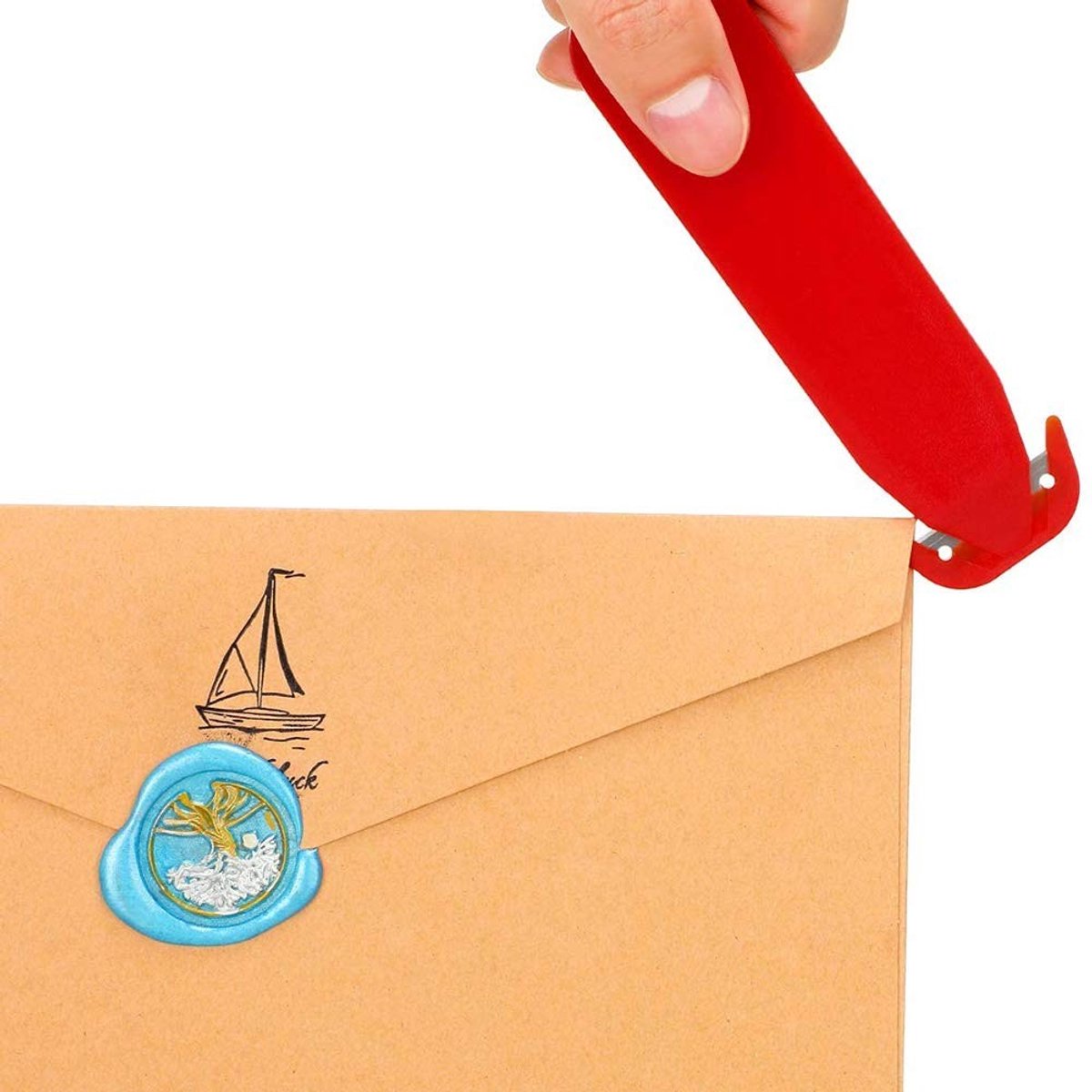 Dailygoody - Dubbele Blade Opener - Dozenopener - Veilig en veelzijdig - Zwart - Snijders voor Thuis en Kantoor - Perfect voor elke klus