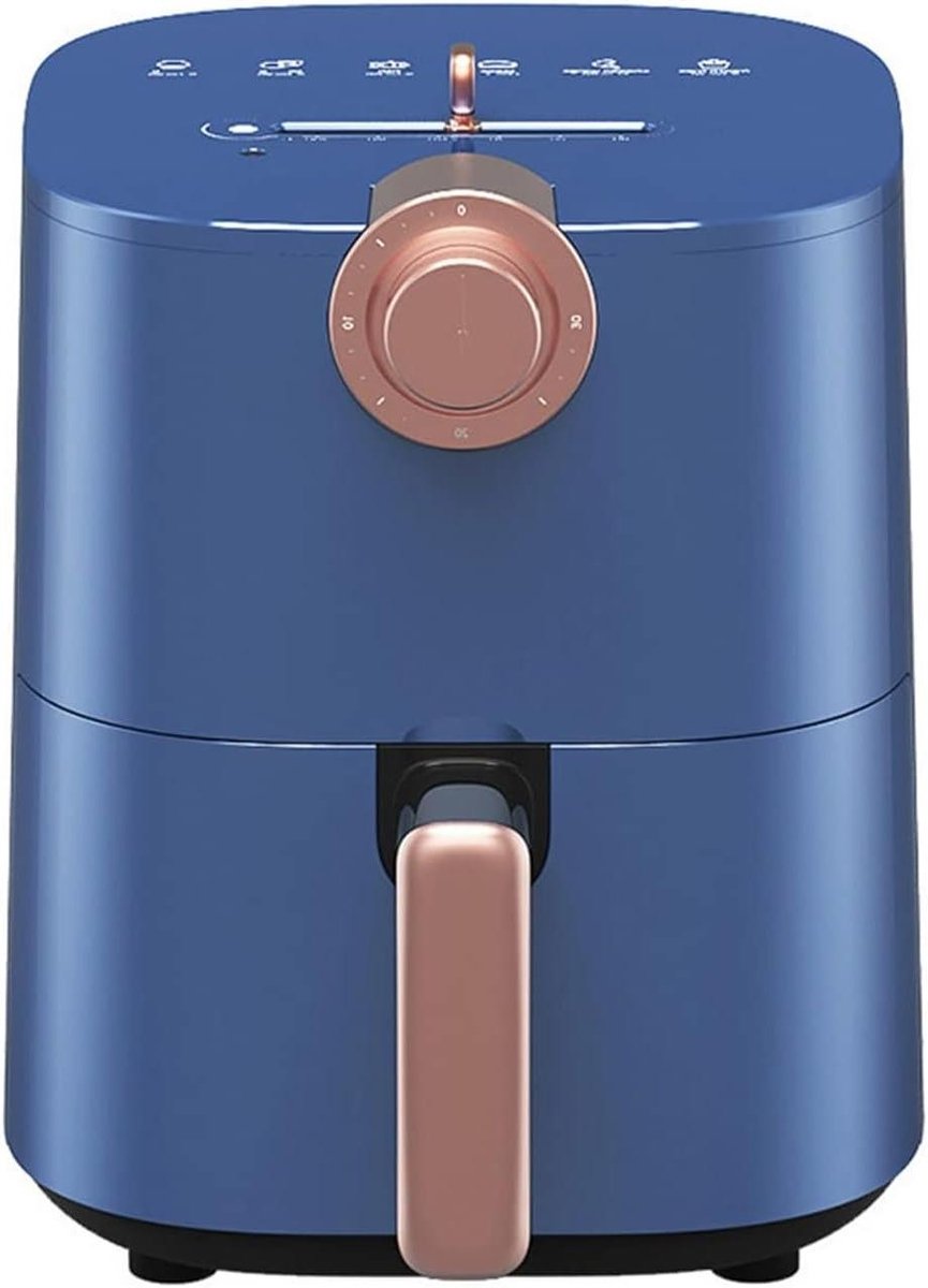 Heteluchtfriteuse - Airfryer Oven - Gezond Frituren - Snelle Bereiding - 45 Quart - Blauw