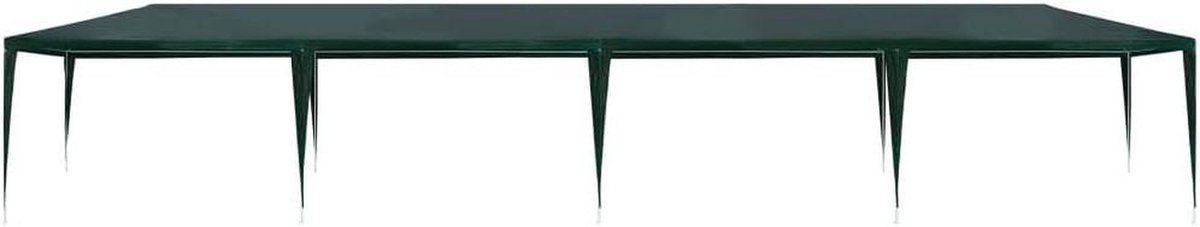 Stabiele Partytent - Tuinpaviljoen Buiten - Feestelijke Bijeenkomsten - Waterdicht Uv-bestendig - 12 x 255 cm - Groen
