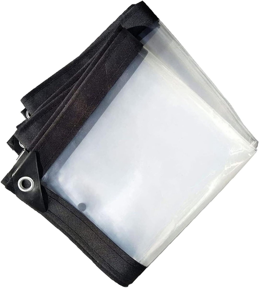 Waterdicht Zeil - Transparante Hoes - Buiten Beschermen - Met Oogjes - 7x8m - Transparant