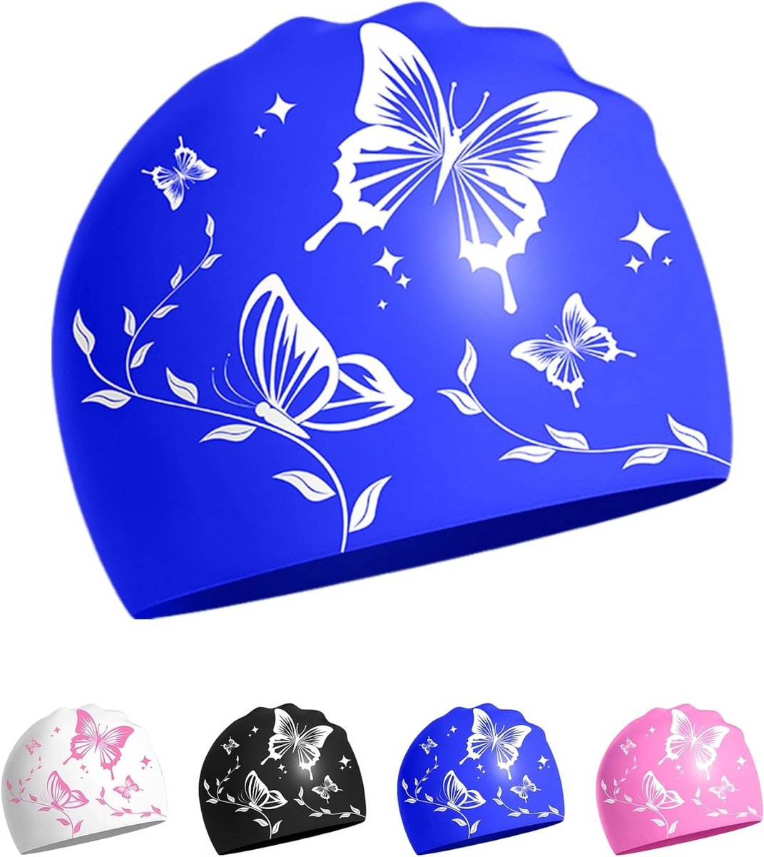 Siliconen Zwemcap voor Dames, Antislip en Waterdicht - Ideaal voor Zwembad en Zwemtraining
