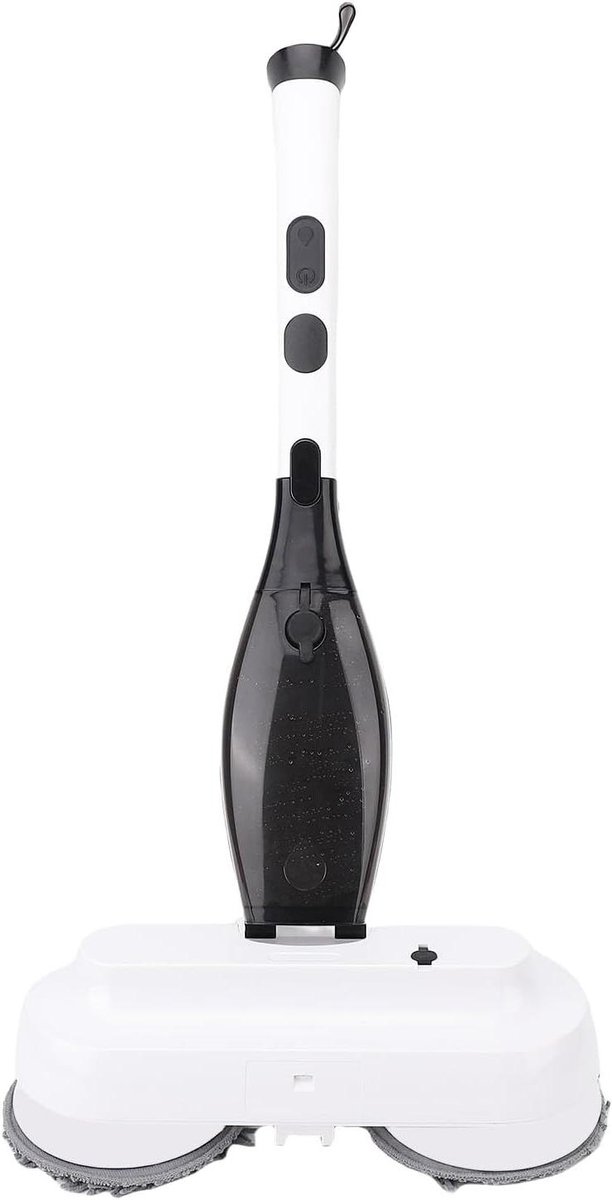 Elektrische Dweil - Vloerreiniger Bezems - Vloeren Schoonmaken - Met Waterspray - 800 ml - Wit