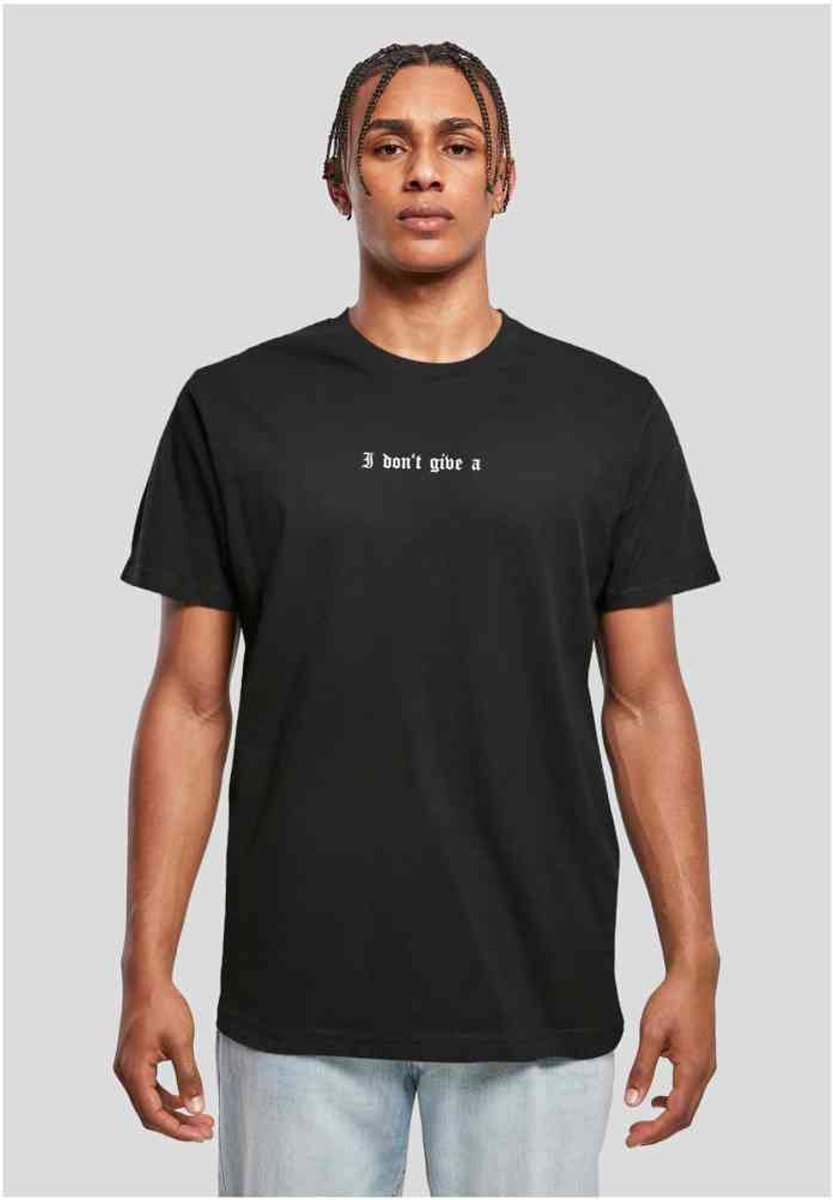 Mister Tee I Don’t Give A Heren Tshirt 5XL Zwart