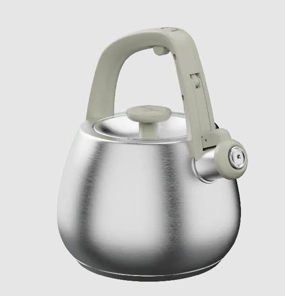 Kettle - Waterkoker Fluitketel - Thee Zetten - Ergonomische Handgreep - 2 Liter - Sage Groen