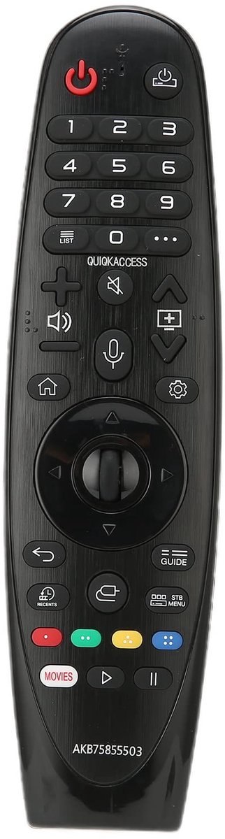 Dailygoody - Afstandsbediening - Vervangende afstandsbediening - Voor Magic TV - Geschikt voor MR20GA UN804 UN81 UN85 804 UN80 UN74 UN73 UN71 - Handig...