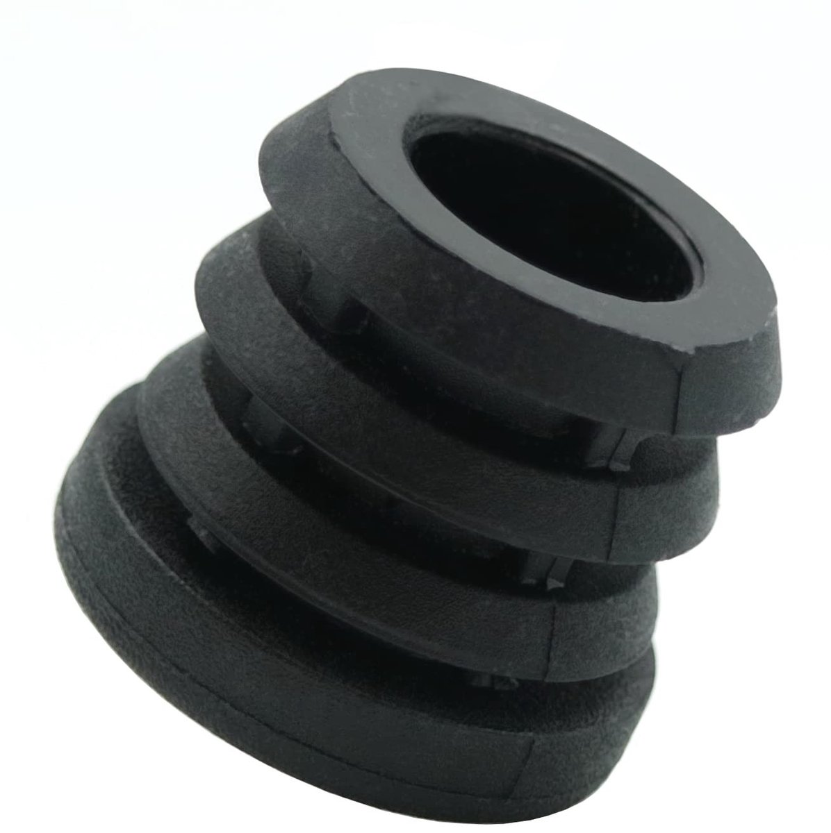 Dailygoody - Schroefdraadstop - Afstelstoppen - Eenvoudige montage - Zwart - Voor ronde buizen - Geschikt voor 22 mm buizen