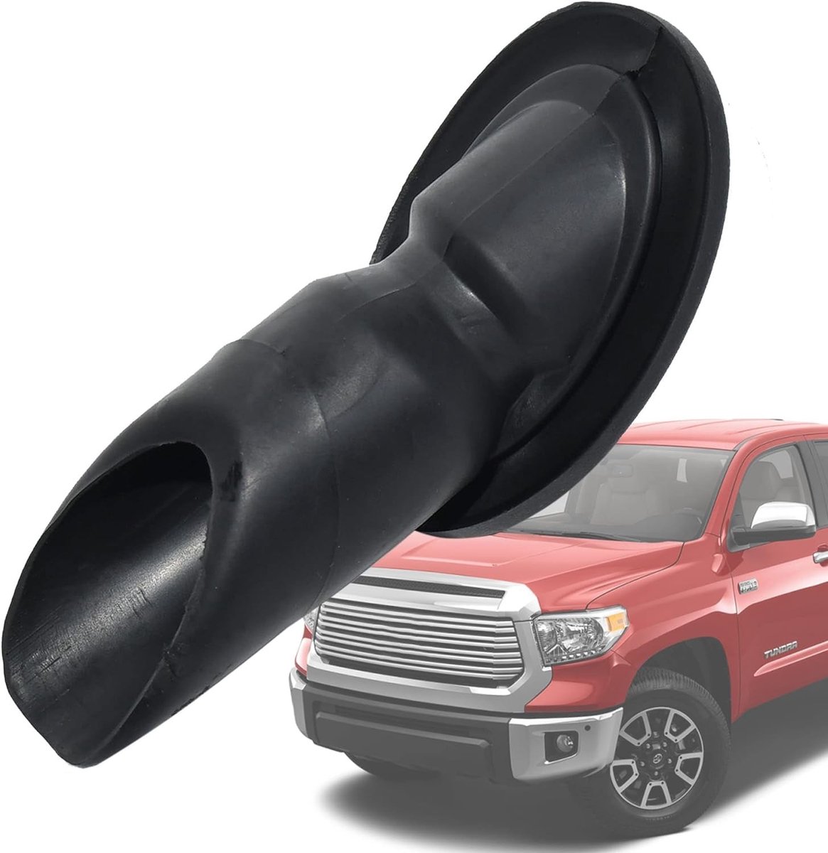 Dailygoody - Antenna Ornament - Antenne Bezel - Perfecte vervanging - Zwart - Hoogwaardige rubber - Geschikt voor Toyota Tundra 2007-2013