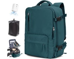 SZLX Vacuum Backpack Carry-on Luggage Women,Airbag Backpack With Vacuum System For Travel,Ryanair Travel Ruscksack Cabin Size With Pump Waterproof Men Vacuum Suitcase