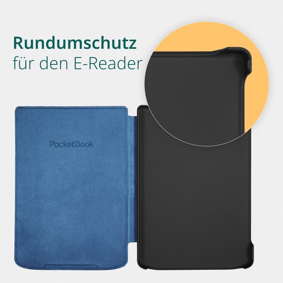 PocketBook Verse Pro e-reader Passion Red – 6 inch – 16 GB – waterdicht + Bloemen Hoesje – voordeelbundel — afbeelding 4