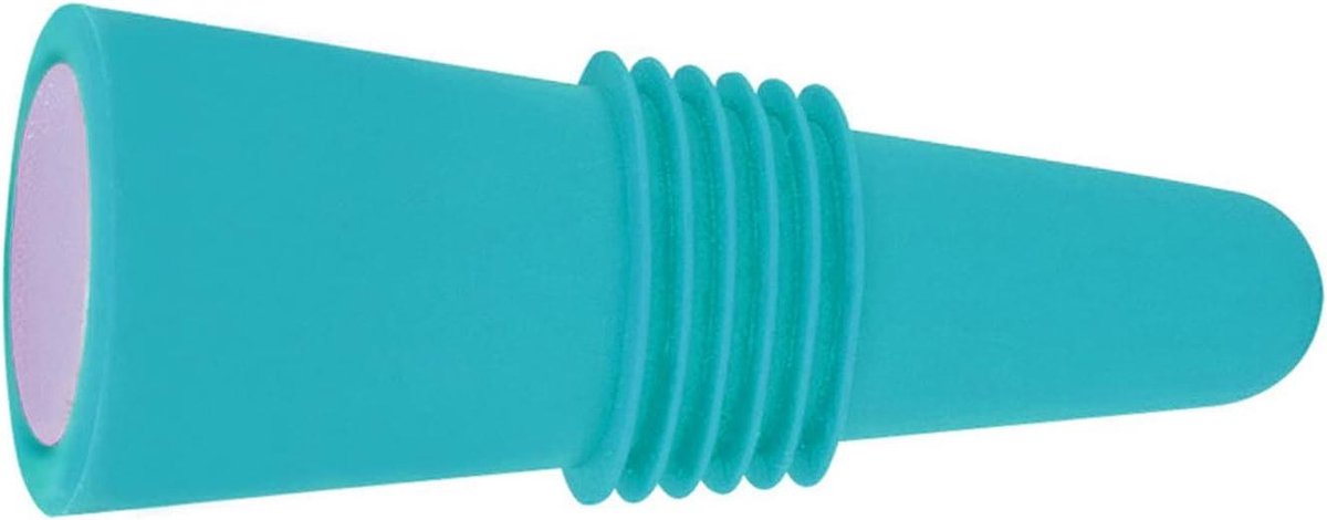 Siliconen Wijnstopper - Flesafsluiter - Dranken Bewaren - Luchtdichte Afdichting - 61 cm - Blauw