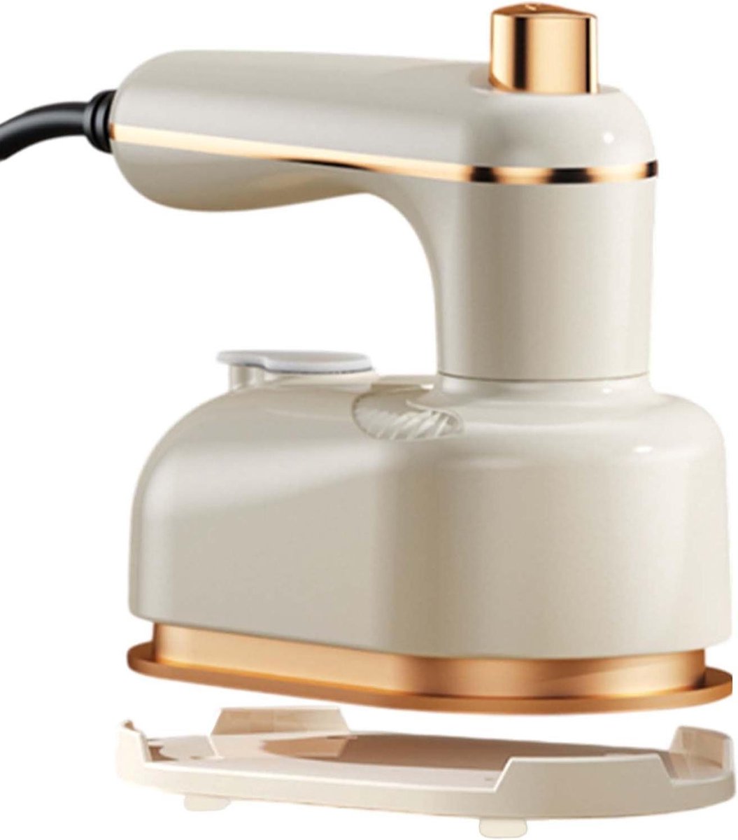 Draagbare Stoomreiniger - Handstomer Inklapbaar - Kreukvrije Kleding - Verticale Stoomtechnologie - 50 ml Reservoir - Beige