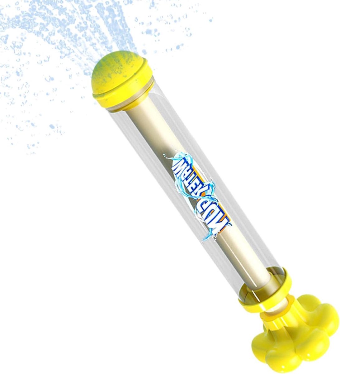 Watersproeier Speelgoed - Waterpret Sprinkler - Buiten Spelen - Valbestendige ABS Constructie - 30 x 8 x 8 cm - Geel