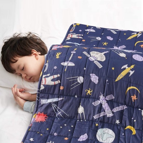 BLENKZ Verzwaringsdeken 5kg 140x200 Hartjes Roze Rood 1 Persoons Kids Tieners Jong Volwassenen Zwaartedeken Verzwaringsdekens 733564621