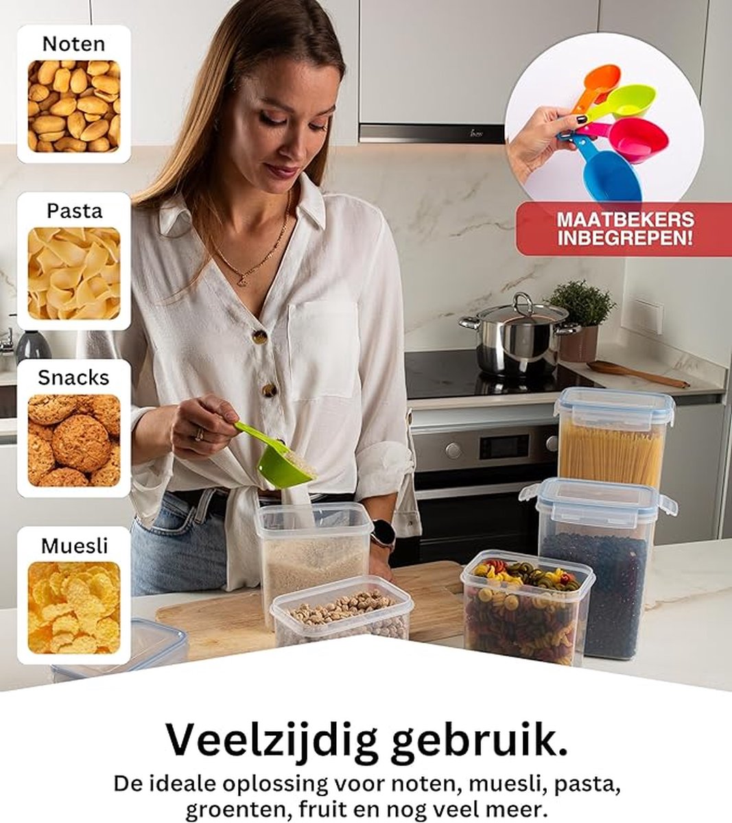 Voorraadpotten - food storage container / Luchtdichte Potten