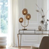 Light & Living Tafellamp Magdala - Bruin/Goud - 3L - Modern