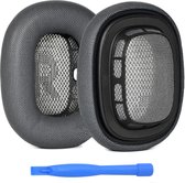 MMOBIEL Coussinets d'oreille pour écouteurs AirPods Max – Coussinets d'oreille en protéine PU – Coussinets pour casque – Zwart