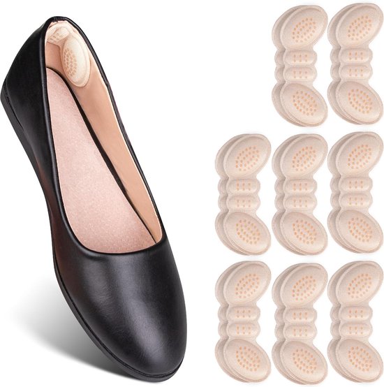 Schoen hielkussen paar Beige schoenzool te groot