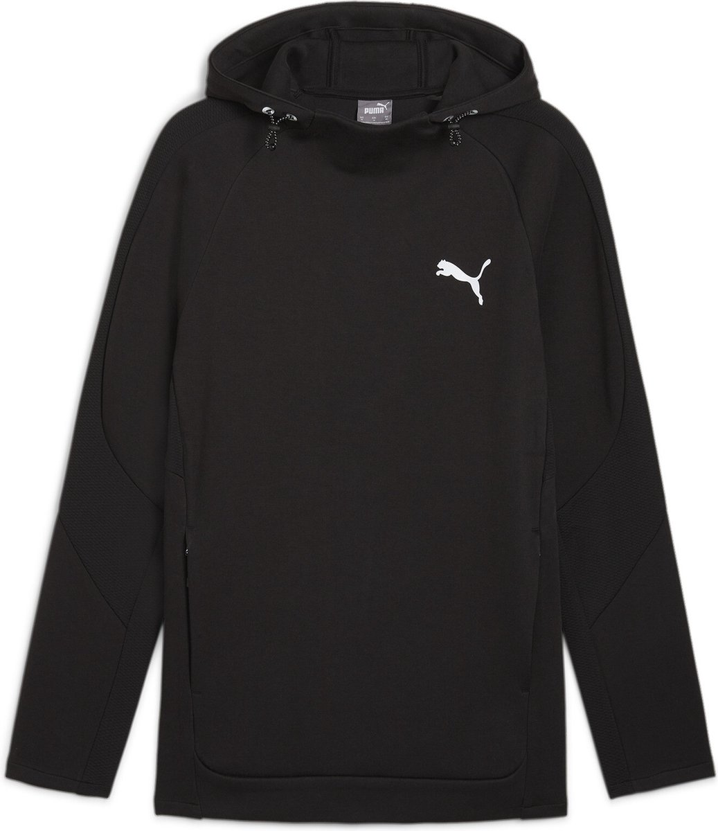 PUMA EVOSTRIPE Hoodie DK Heren Trui Puma Zwart