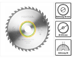 Festool zaagblad - 210mm - 36tands - TS75 - 493198