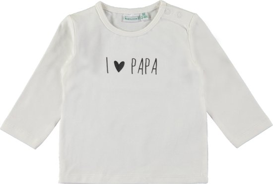 Babylook T-Shirt I Love Papa Snow White 62