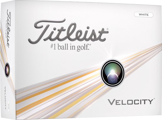 Titleist Velocity Golfballen Wit 2024 van Titleist — afbeelding 2