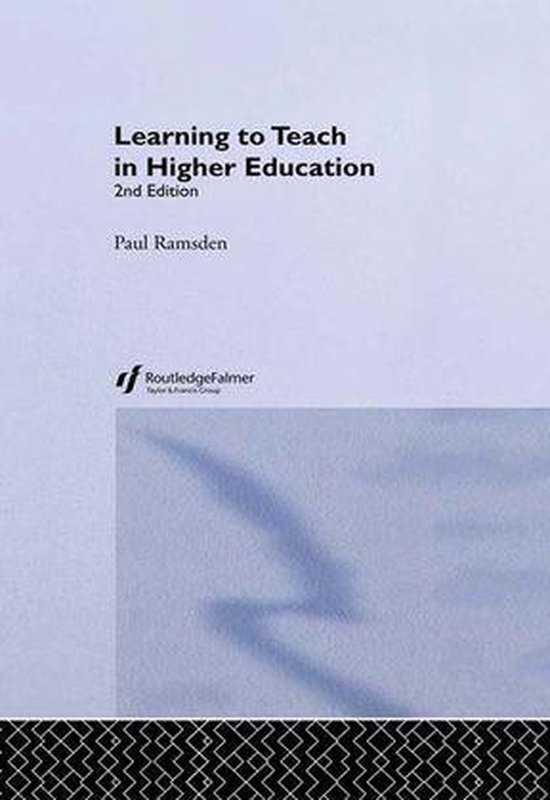 Learning to Teach in Higher Education - cover