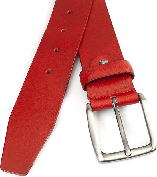 JV Belts JV Belts Unisexe Ceinture Rouge 110 cm