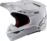 Alpinestars Supertech S-M10 Solid Helmet Ece 22.06 White Glossy S - Maat S - Helm