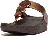 FitFlop Halo Bead-Circle Metallic Toe-Post Sandals BRUIN - Maat 36