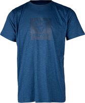 Brunotti John-Logo-Slub Heren T-shirt | Blauw - XXL