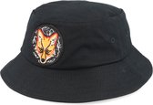 Hatstore- Kids Cool Fox Black Bucket - Kiddo Cap Cap