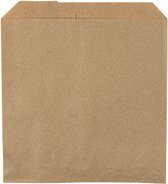 Papieren Zakken Bruin 17x17 cm (1.000 stuks)