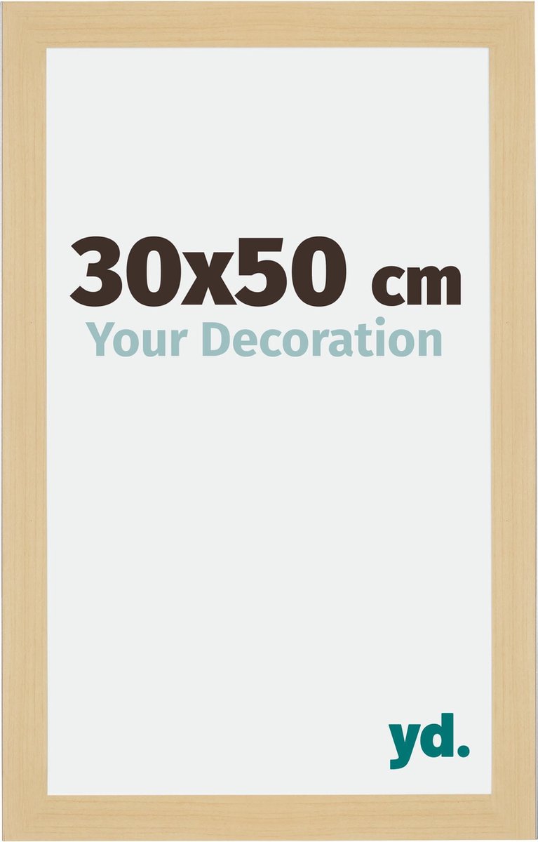 Your Decoration - Fotolijst 30x50 cm - MDF - Ahorn Decor - Mura
