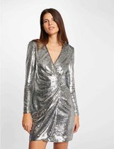 Wrap dress with sequins 222-Rbling