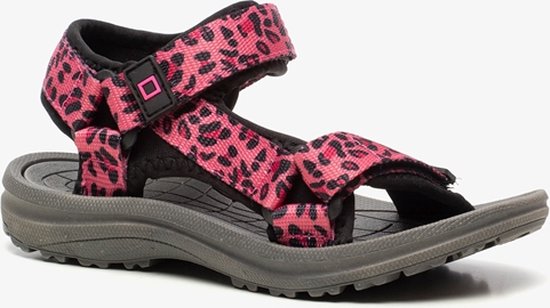 Blue Box meisjes sandalen met luipaardprint - Roze - Maat 33