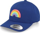 Hatstore- Kids Rainbow Chenille Royal Blue Adjustable - Kiddo Cap Cap