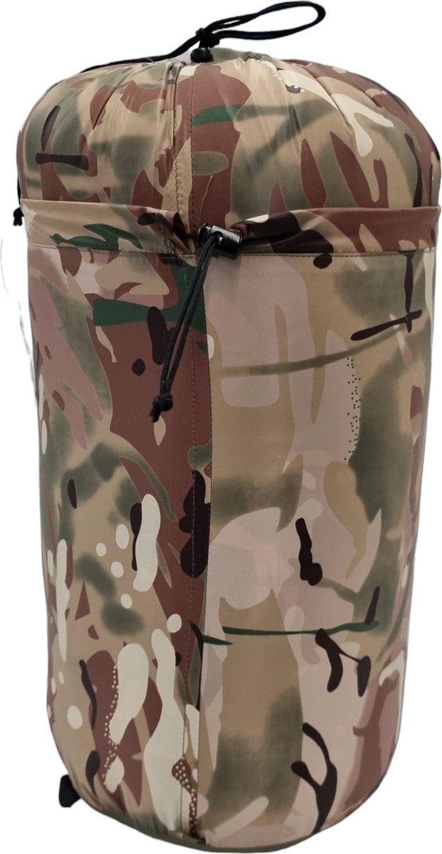 Lowland Outdoor MULTICAM donzen slaapzak - 1030g - 210x80 cm +0°C van LOWLAND OUTDOOR — afbeelding 4