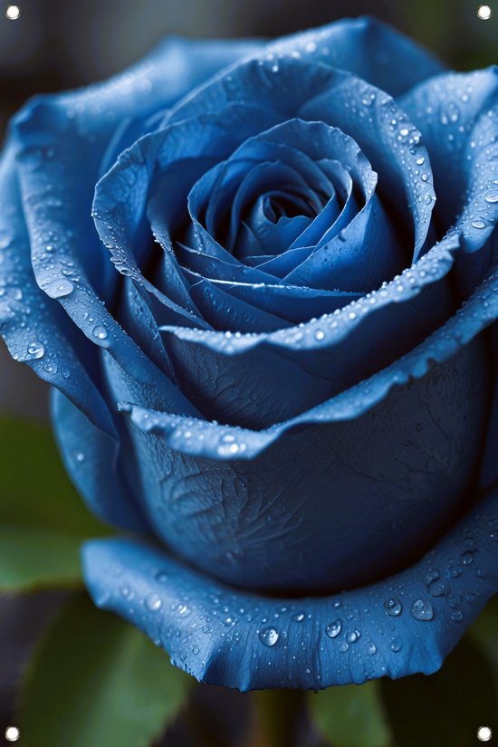 Affiche rose - Affiche Flora - Affiche de jardin Gouttes d'eau - Décoration balcon - Affiche de Jardin - Décoration de jardin décoration murale affiche de jardin 50x75 cm