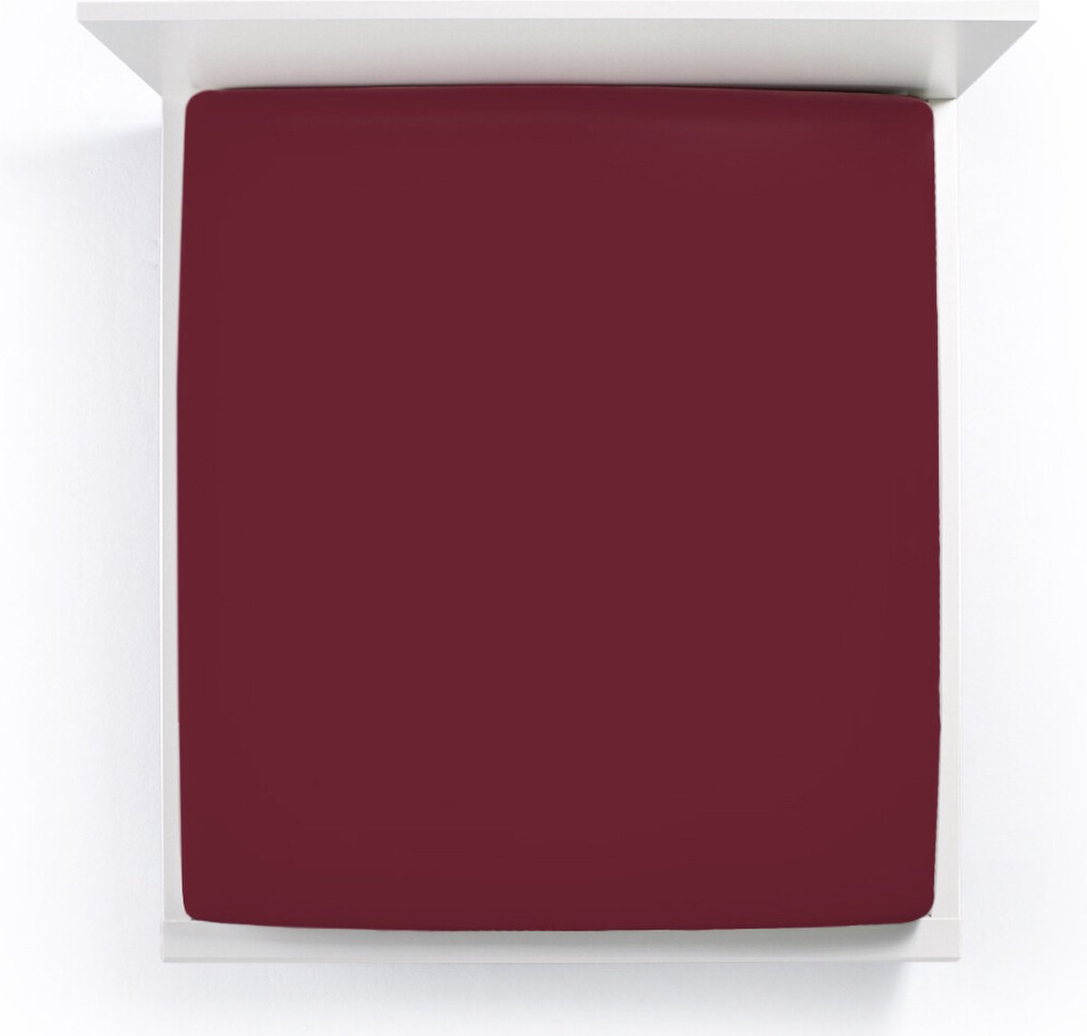 Hoeslaken Bella Donna Jersey Alto 120-130x200-220 cm (cabernet 0033)