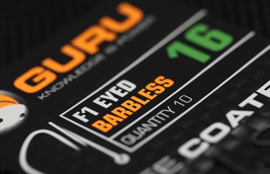 Guru F1 Eyed Barbless (10pcs) - Maat : 22 van Guru — afbeelding 3