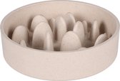 Flamingo Greni Slow Feeder - Eet- En Drinkpot Honden - Eetpot Slow Feeder Greni Rond Beige Dia 21,5cm 1490ml - 1st