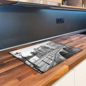 Inductiebeschermer Amsterdam | 57.6 x 51.6 cm | Keukendecoratie | Bescherm mat | Inductie afdekplaat